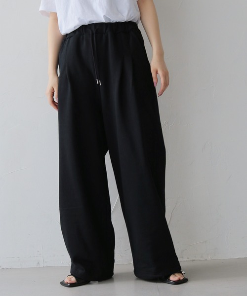 cheriella(シェリエラ)の「【cheriella】ドローストリング裏毛スウェットパンツ DRAWSTRING FRENCH TERRY SWEAT PANTS(スウェットパンツ・レディース・杢グレー/ブラック/オートミール・FREE)」の16枚目の写真