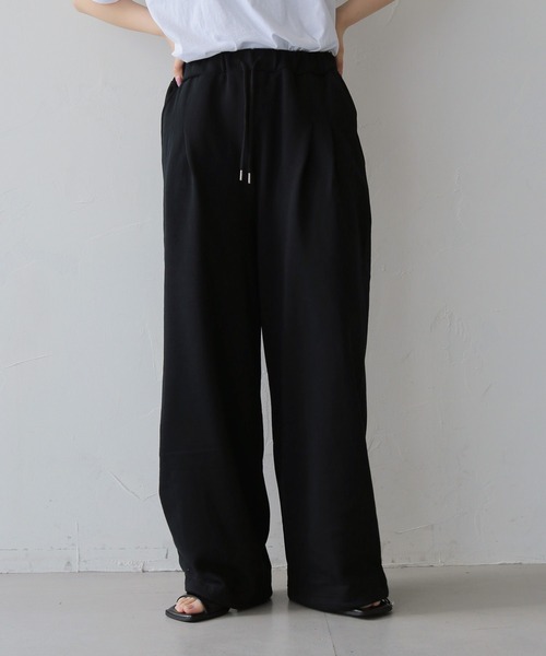 cheriella(シェリエラ)の「【cheriella】ドローストリング裏毛スウェットパンツ DRAWSTRING FRENCH TERRY SWEAT PANTS(スウェットパンツ・レディース・杢グレー/ブラック/オートミール・FREE)」の21枚目の写真
