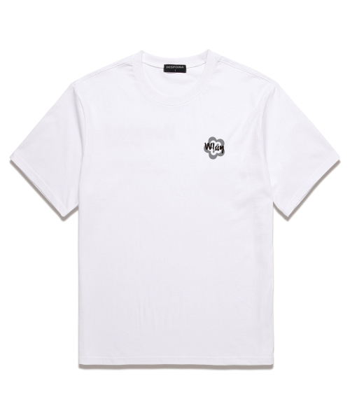WISSY(ウィッシー)の「ミニマーク 半袖Tシャツ (WS033) ホワイト(Tシャツ/カットソー・メンズ・その他・SMALL/MEDIUM/LARGE/X-LARGE/XX-LARGE)」の1枚目の写真