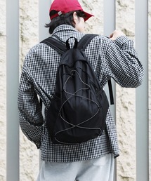 NAKER（ネイカー）の「ストリングドローコードナイロンバックパック（バックパック/リュック）」