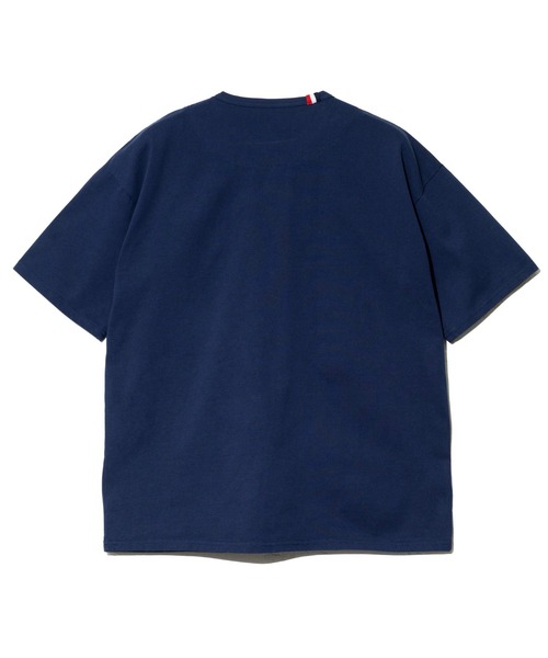 go slow caravan(ゴースローキャラバン)の「ESPACE VERT/エスパスヴェール 吸水速乾 クジラ S/S TEE(Tシャツ/カットソー・メンズ・ネイビー/ホワイト・X-LARGE/LARGE/MEDIUM)」の4枚目の写真