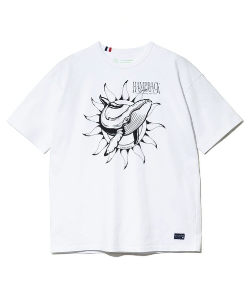 go slow caravan(ゴースローキャラバン)の「ESPACE VERT/エスパスヴェール 吸水速乾 クジラ S/S TEE(Tシャツ/カットソー・メンズ・ネイビー/ホワイト・X-LARGE/LARGE/MEDIUM)」の3枚目の写真