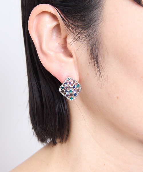 Zoule(ゾーラ)の「Zoule ゾーラ:MOROCCAN モロッカンシリーズ color bijou moroccan ピアス(ピアス(両耳用)・レディース・ゴールド/シルバー・FREE)」の7枚目の写真