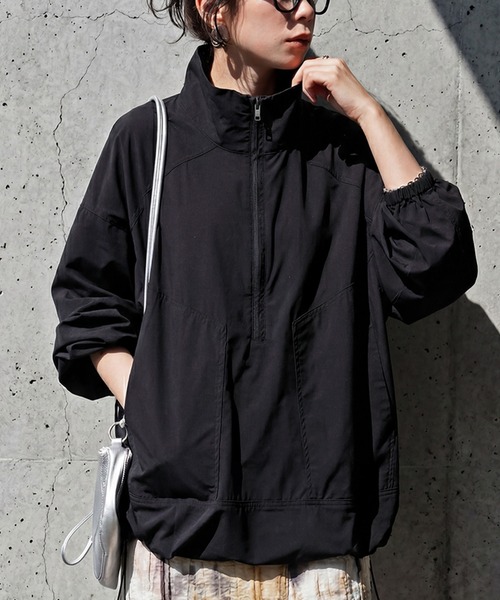 antiqua(アンティカ)の「UVカット ライトブルゾン(ブルゾン・レディース・ブラック・ONESIZE)」の1枚目の写真