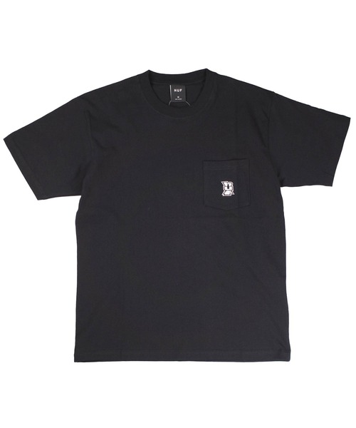 HUF(ハフ)の「【C-HUF4】【HUF/ハフ】MEGABLAST S/S POCKET TEE TS02509(Tシャツ/カットソー・メンズ・ブラック・MEDIUM)」の3枚目の写真