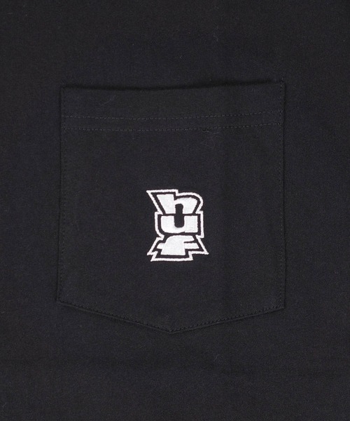 HUF(ハフ)の「【C-HUF4】【HUF/ハフ】MEGABLAST S/S POCKET TEE TS02509(Tシャツ/カットソー・メンズ・ブラック・MEDIUM)」の5枚目の写真