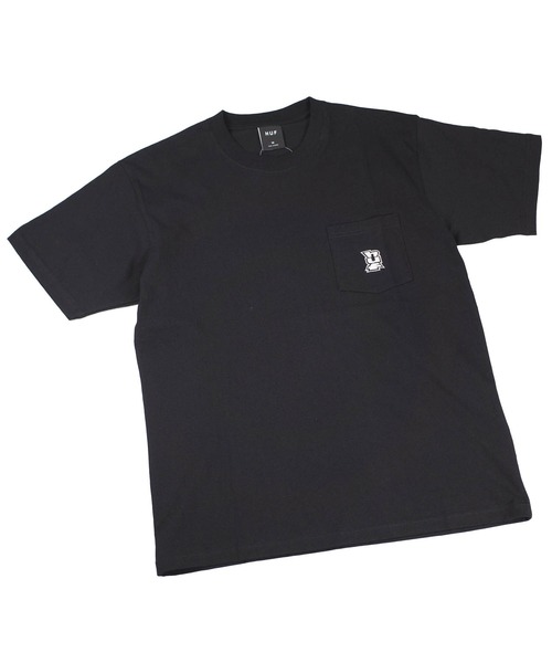 HUF(ハフ)の「【C-HUF4】【HUF/ハフ】MEGABLAST S/S POCKET TEE TS02509(Tシャツ/カットソー・メンズ・ブラック・MEDIUM)」の2枚目の写真
