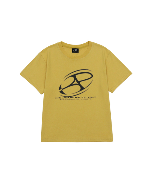 BP2 DISORDER(ビーピーツーディスオーダー)の「ビッググラフィックロゴクロップTシャツイエロー(Tシャツ/カットソー・レディース・その他・FREE)」の2枚目の写真