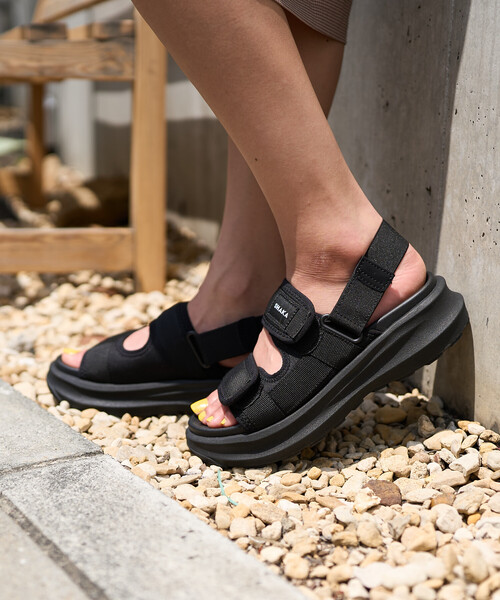 FREAK'S STORE（フリークスストア）の「SHAKA/シャカ FREE N EASY GES[23.0cm～24.0cm展開]/フリーアンドイージー GES（サンダル・レディース・ベージュ/ブラック・6/5）」の5枚目の写真