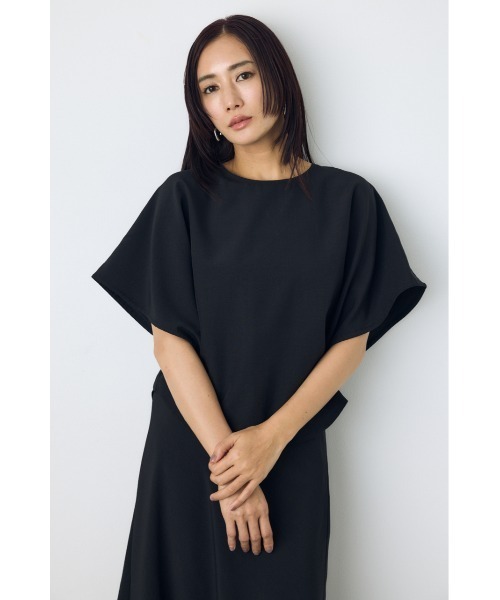 AZUL by moussy(アズールバイマウジー)の「ドロストスリーブデザインブラウス(シャツ/ブラウス・レディース・ライトカーキ/ライトブラウン/ブラック/ライトグレー・SMALL/MEDIUM)」の5枚目の写真