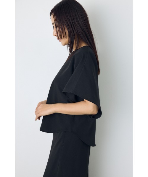 AZUL by moussy(アズールバイマウジー)の「ドロストスリーブデザインブラウス(シャツ/ブラウス・レディース・ライトカーキ/ライトブラウン/ブラック/ライトグレー・SMALL/MEDIUM)」の7枚目の写真