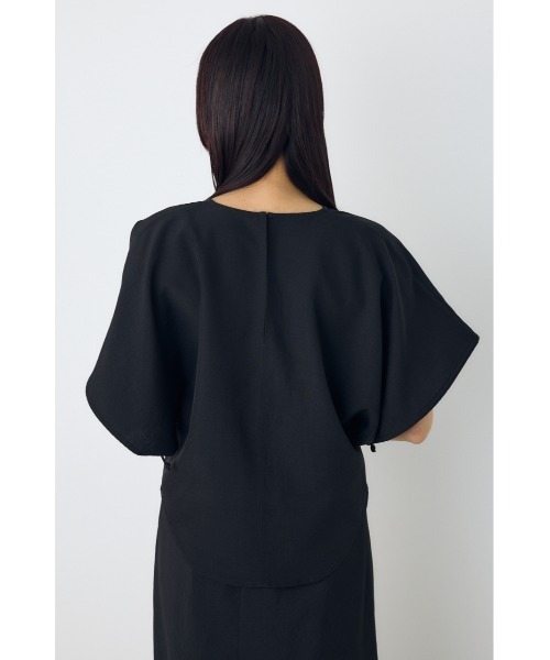 AZUL by moussy(アズールバイマウジー)の「ドロストスリーブデザインブラウス(シャツ/ブラウス・レディース・ライトカーキ/ライトブラウン/ブラック/ライトグレー・SMALL/MEDIUM)」の8枚目の写真