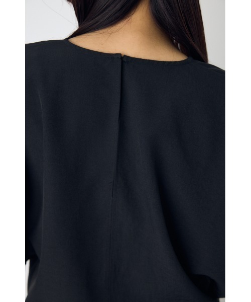 AZUL by moussy(アズールバイマウジー)の「ドロストスリーブデザインブラウス(シャツ/ブラウス・レディース・ライトカーキ/ライトブラウン/ブラック/ライトグレー・SMALL/MEDIUM)」の11枚目の写真
