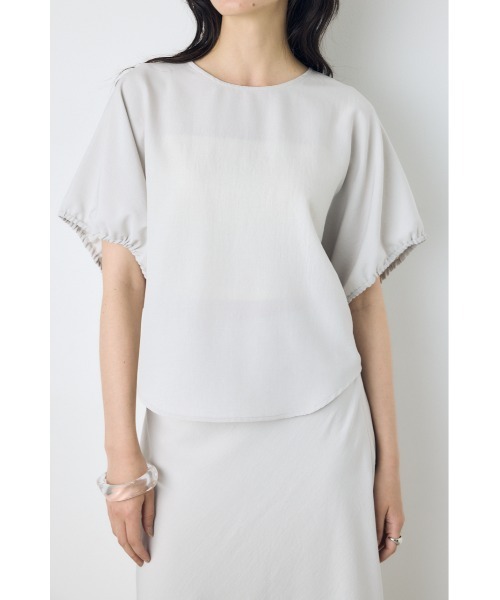 AZUL by moussy(アズールバイマウジー)の「ドロストスリーブデザインブラウス(シャツ/ブラウス・レディース・ライトカーキ/ライトブラウン/ブラック/ライトグレー・SMALL/MEDIUM)」の16枚目の写真