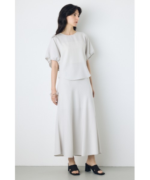 AZUL by moussy(アズールバイマウジー)の「ドロストスリーブデザインブラウス(シャツ/ブラウス・レディース・ライトカーキ/ライトブラウン/ブラック/ライトグレー・SMALL/MEDIUM)」の19枚目の写真