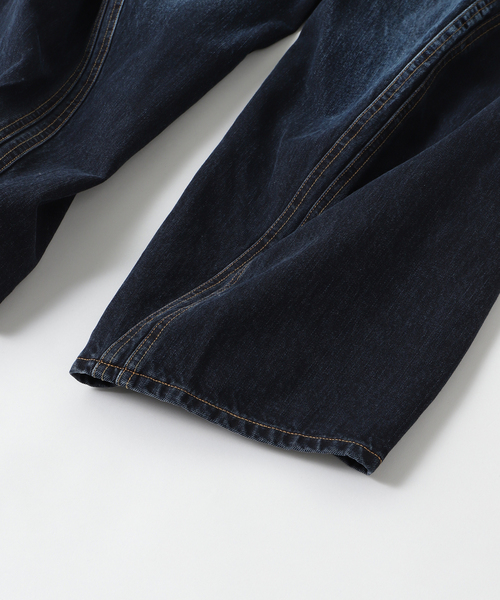 NVRFRGT（ネヴァーフォーゲット）の「NVRFRGT / ネヴァーフォーゲット 3D TWISTED WIDE LEG JEANS/DARK F（デニムパンツ・メンズ・ダークブルー・2/1/3）」の5枚目の写真