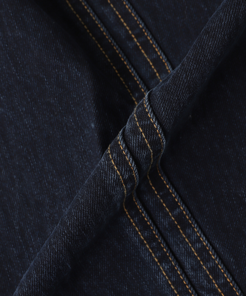 NVRFRGT（ネヴァーフォーゲット）の「NVRFRGT / ネヴァーフォーゲット 3D TWISTED WIDE LEG JEANS/DARK F（デニムパンツ・メンズ・ダークブルー・2/1/3）」の6枚目の写真