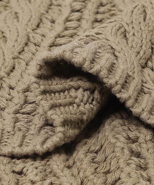 URBAN RESEARCH DOORS(アーバンリサーチドアーズ)の「Button Cotton Knit Vest(ベスト・レディース・ベージュ/ブラック・FREE)」の7枚目の写真