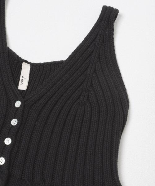 URBAN RESEARCH DOORS(アーバンリサーチドアーズ)の「Button Cotton Knit Vest(ベスト・レディース・ベージュ/ブラック・FREE)」の14枚目の写真