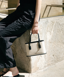 MINI BOROUGH BAG [BLACK - CANVAS]