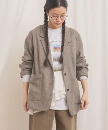 fig London | WOOL TWEED jacket(テーラードジャケット)