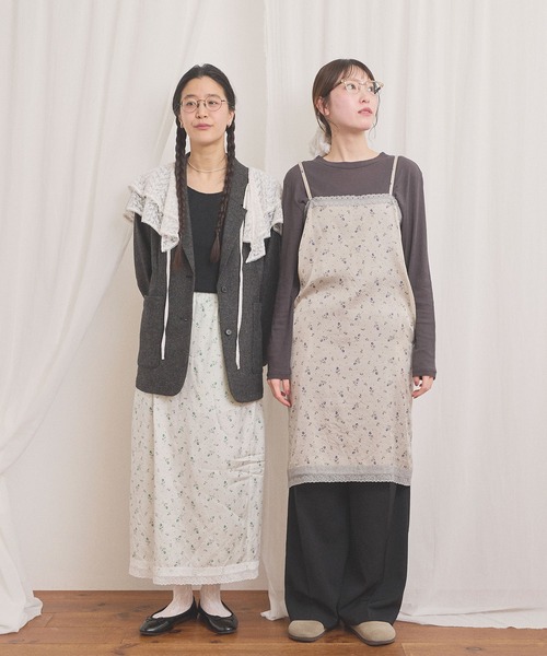 fig London(フィグロンドン)の「WOOL TWEED jacket(テーラードジャケット・レディース・チャコールグレー/グレー・FREE)」の3枚目の写真