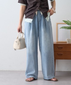 セール】《追加2》TuckEasyDENIM By COOLMAX(R)fabric（デニムパンツ