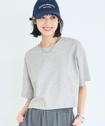 クロップドワイドTシャツ