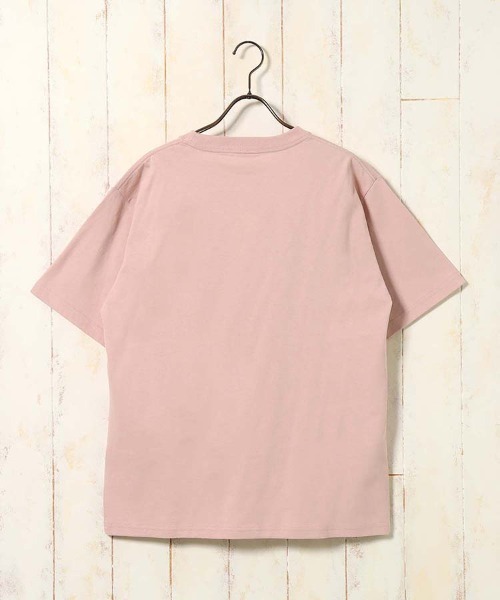 Bleu Bleuet(ブルーブルーエ)の「モンチッチ刺繍Tシャツ(Tシャツ/カットソー・レディース・ピンク/ホワイト・L/M)」の16枚目の写真
