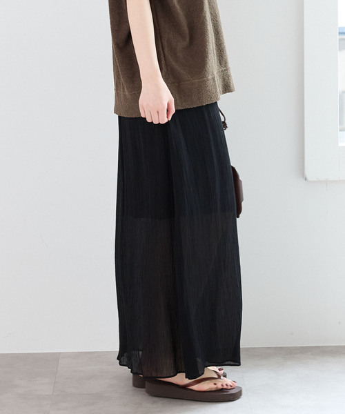 IENA（イエナ）の「クレイプティアードスカート（スカート・レディース・ブラック・38/36）」の6枚目の写真