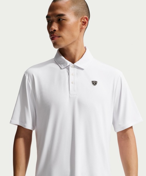 Nike парфюмированное поло Dri‑FIT Golf / IB0234-100 White — мужское поло Dri‑FIT для гольфа