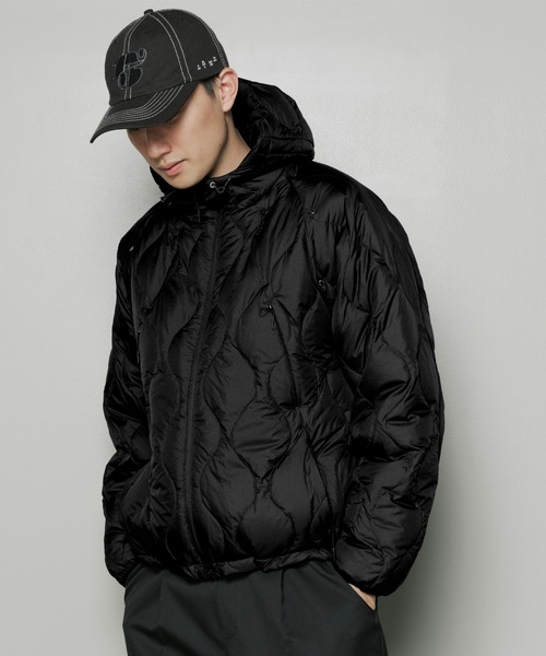 TAION(タイオン)の「bal / TAION REMOVABLE SLEEVE DOWN JACKET(ダウンジャケット/コート・メンズ・ブラウン/ブラック/ブルー系その他・1/3/2)」の2枚目の写真