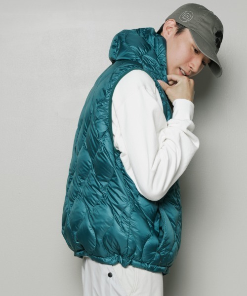 TAION(タイオン)の「bal / TAION REMOVABLE SLEEVE DOWN JACKET(ダウンジャケット/コート・メンズ・ブラウン/ブラック/ブルー系その他・1/3/2)」の16枚目の写真
