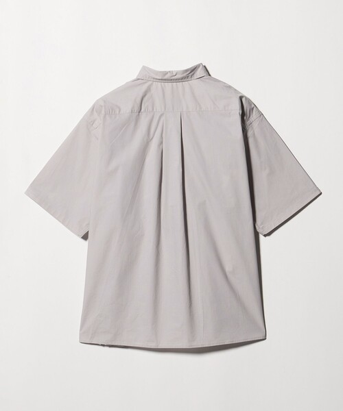 NICE WEATHER(ナイスウェザー)の「<NICE WEATHER>プレーンオーバー ショートスリーブシャツ(シャツ/ブラウス・メンズ・ライトグレー/ネイビー・S/M/L)」の12枚目の写真