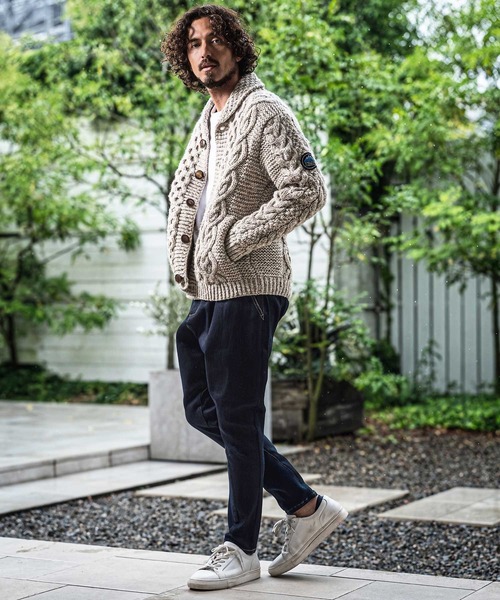 CAMBIO(カンビオ)の「mp15179-Stretch Denim Oval Rib Sarouel Tight Fit Pants サルエルデニムパンツ(A72926cmb)(デニムパンツ・メンズ・ワンウォッシュ/ライトインディゴブルー/ダークインディゴブルー・L/M/S/XL)」の6枚目の写真