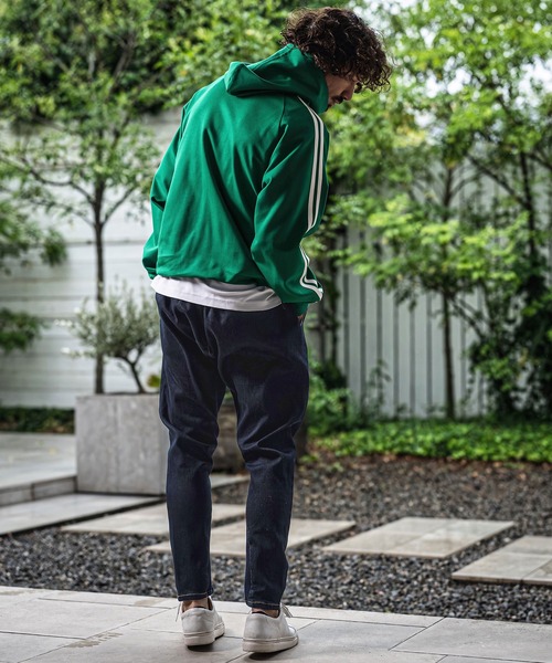 CAMBIO(カンビオ)の「mp15179-Stretch Denim Oval Rib Sarouel Tight Fit Pants サルエルデニムパンツ(A72926cmb)(デニムパンツ・メンズ・ワンウォッシュ/ライトインディゴブルー/ダークインディゴブルー・L/M/S/XL)」の8枚目の写真