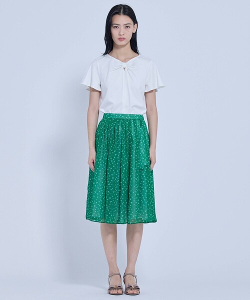 TOCCA(トッカ)の「RIBBON BOND Tシャツ(Tシャツ/カットソー・レディース・ホワイト系/ピンク系/ブラウン系・SMALL/MEDIUM)」の7枚目の写真