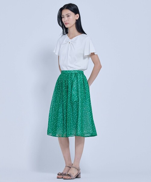 TOCCA(トッカ)の「RIBBON BOND Tシャツ(Tシャツ/カットソー・レディース・ホワイト系/ピンク系/ブラウン系・SMALL/MEDIUM)」の6枚目の写真