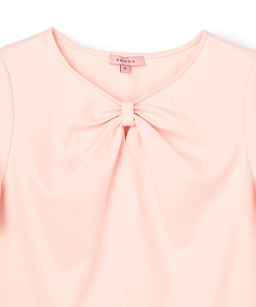 TOCCA(トッカ)の「RIBBON BOND Tシャツ(Tシャツ/カットソー・レディース・ホワイト系/ピンク系/ブラウン系・SMALL/MEDIUM)」の15枚目の写真
