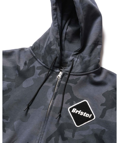 F.C.Real Bristol(エフシーレアルブリストル)の「SLEEVE LOGO ZIP-UP SWEAT HOODIE(パーカー・メンズ・グレイッシュベージュ/カモフラージュ/ブラック/ピンク・X-LARGE/LARGE/SMALL/MEDIUM/XX-LARGE)」の12枚目の写真