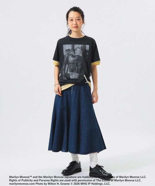 GOOD ROCK SPEED(グッドロックスピード)の「【別注】GOOD ROCK SPEED / Monroe / Photo Tシャツ(Tシャツ/カットソー・レディース・ブラック/ホワイト・S/XS)」の7枚目の写真