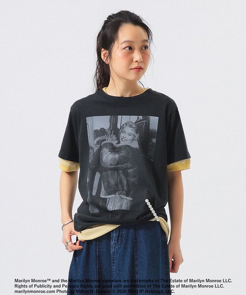 GOOD ROCK SPEED(グッドロックスピード)の「【別注】GOOD ROCK SPEED / Monroe / Photo Tシャツ(Tシャツ/カットソー・レディース・ブラック/ホワイト・S/XS)」の10枚目の写真