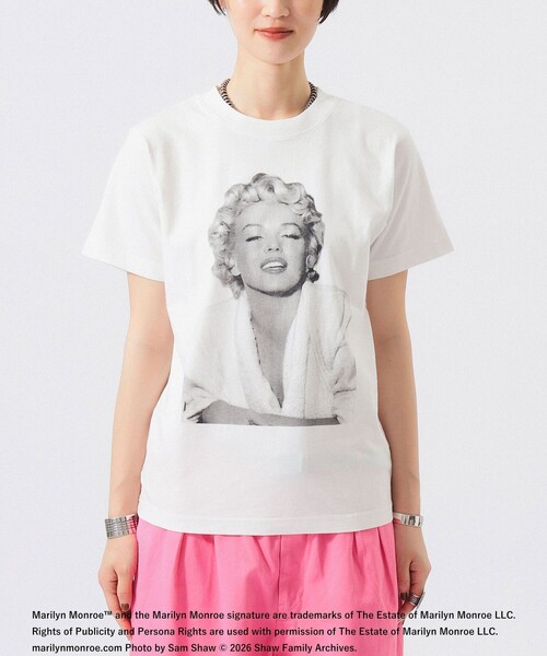 GOOD ROCK SPEED(グッドロックスピード)の「【別注】GOOD ROCK SPEED / Monroe / Photo Tシャツ(Tシャツ/カットソー・レディース・ブラック/ホワイト・S/XS)」の13枚目の写真