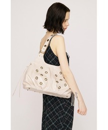 【500mlのペットボトル収納可】EYELET TOTE BAG アイレットトートバッグ
