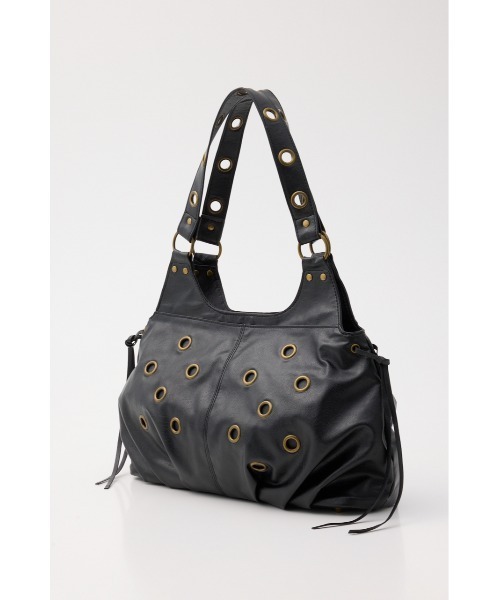 SLY(スライ)の「EYELET TOTE BAG アイレットトートバッグ(トートバッグ・レディース・ブラック/カーキ/アイボリー・FREE)」の4枚目の写真