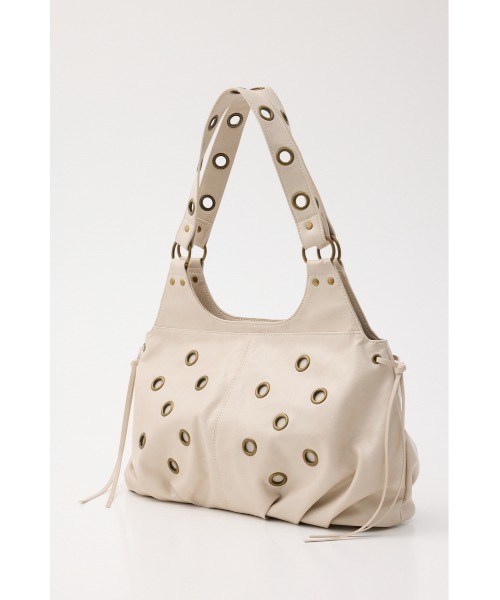 SLY(スライ)の「EYELET TOTE BAG アイレットトートバッグ(トートバッグ・レディース・ブラック/カーキ/アイボリー・FREE)」の8枚目の写真