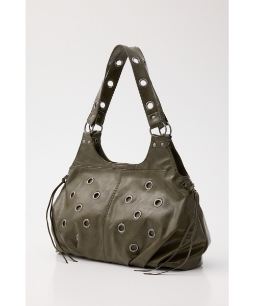 SLY(スライ)の「EYELET TOTE BAG アイレットトートバッグ(トートバッグ・レディース・ブラック/カーキ/アイボリー・FREE)」の12枚目の写真