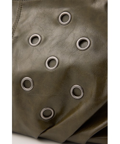 SLY(スライ)の「EYELET TOTE BAG アイレットトートバッグ(トートバッグ・レディース・ブラック/カーキ/アイボリー・FREE)」の15枚目の写真