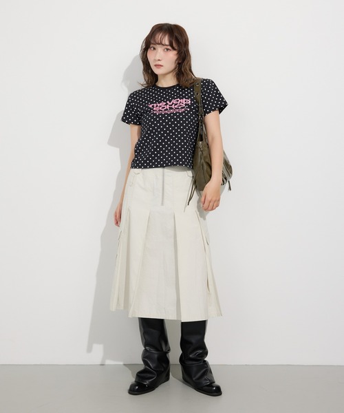 SLY(スライ)の「EYELET TOTE BAG アイレットトートバッグ(トートバッグ・レディース・ブラック/カーキ/アイボリー・FREE)」の22枚目の写真