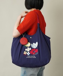 【unify(ユニファイ)】軽量 収納力 しっかり お買い物 にも 刺繍 マルシェバッグ UNPS-01
